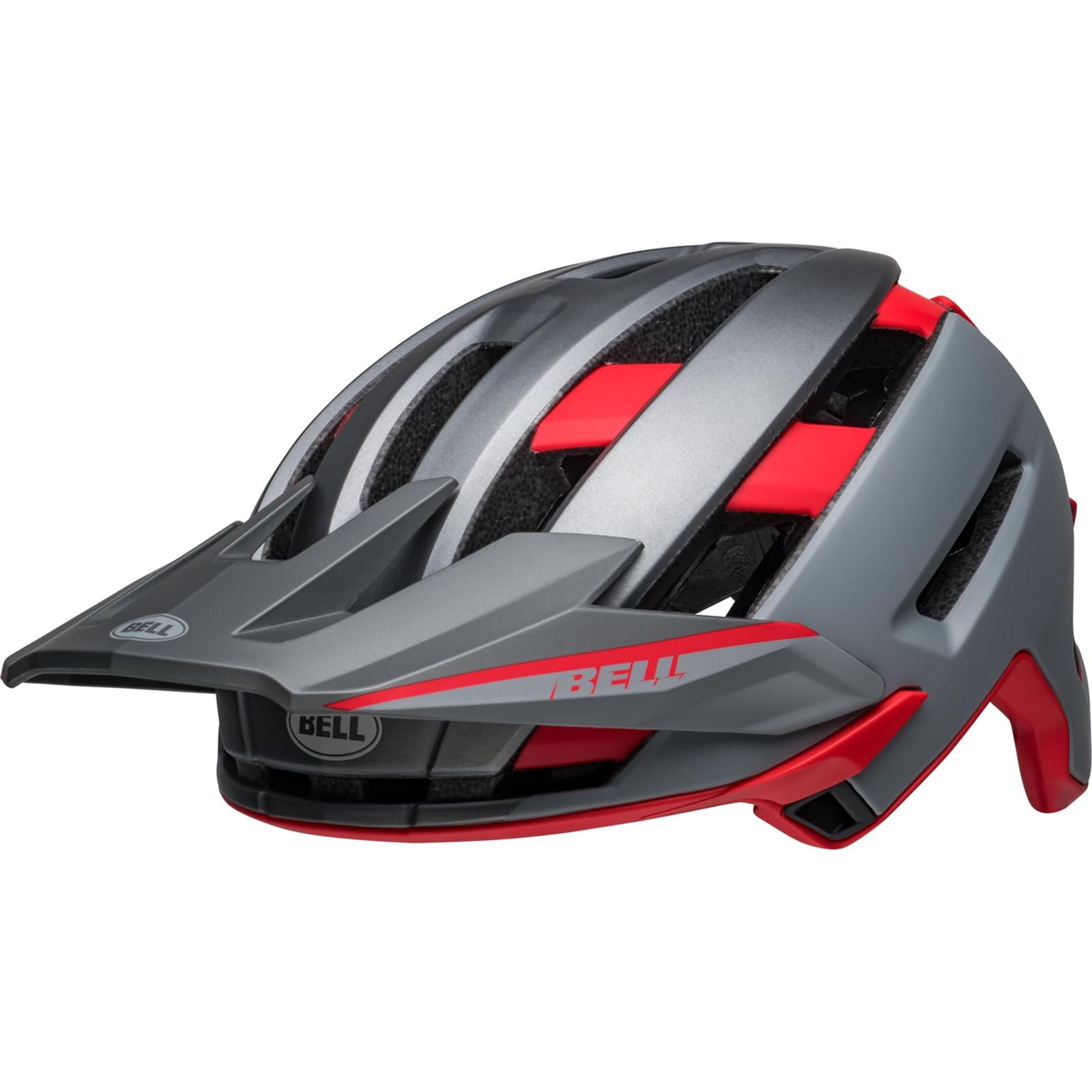 BELL Super Air R Spherical MTB Casco da bicicletta opaco rosso/grigio 2024