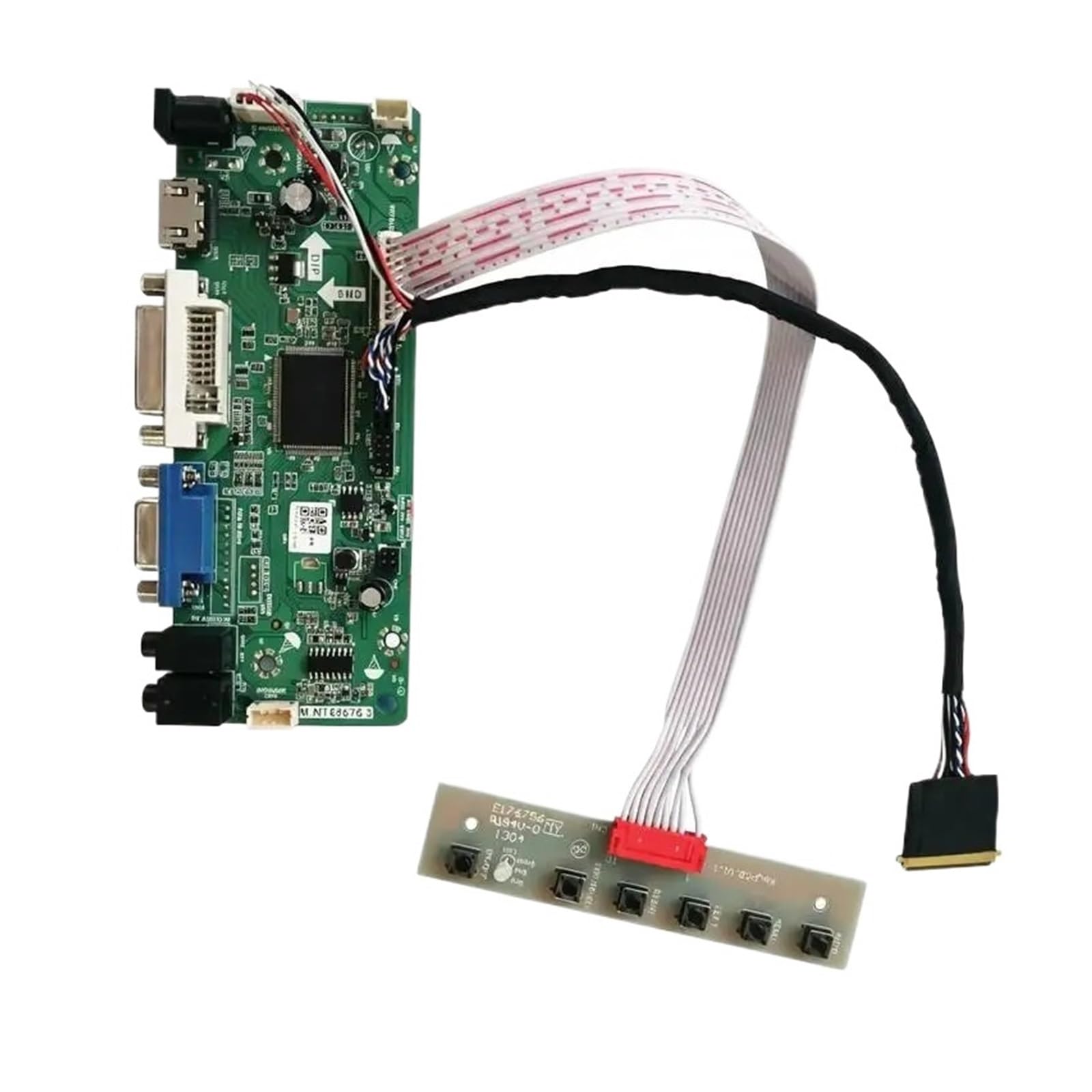 Scheda Di Unità Del Controller Fit N133FGE LP133WD1 CLAA133UA01 LP133WD2 VGA DVI HDMI 1600 * 900 Pannello Portatile 1600x900 LVDS 40-Pin Kit Accessori Fai Da Te(For LP133WD1(SL)(A1))