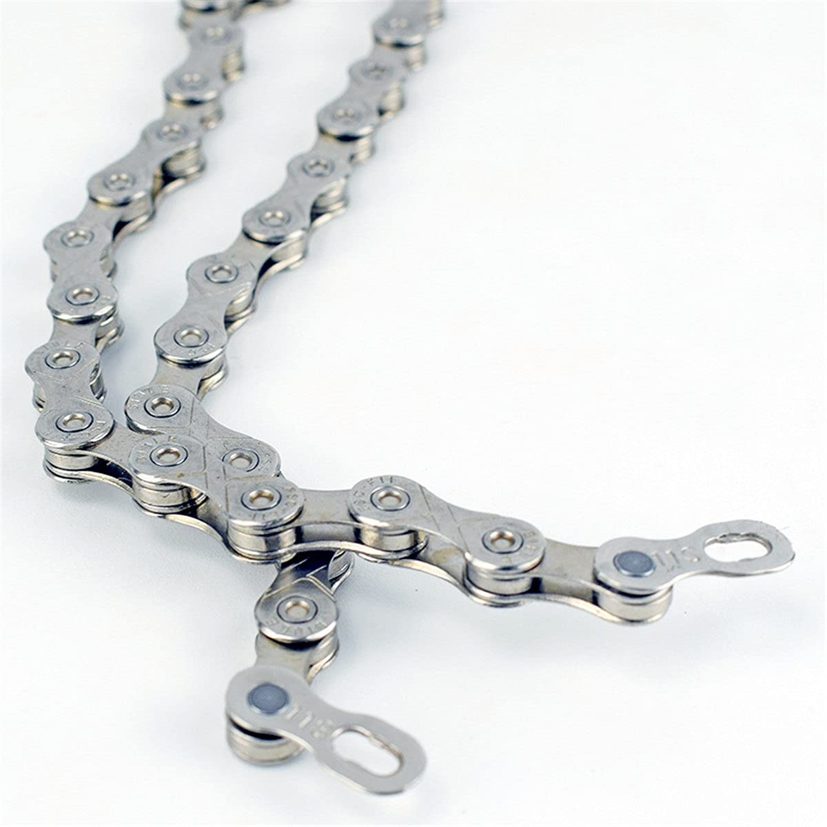 Cadenas de ciclismo Cadena de bicicleta ligera de 11 velocidades 116 eslabones ?? Cadena de cambio de bicicleta de acero para bicicleta de montaña de carretera Cadena de bicicleta de montaña de carr