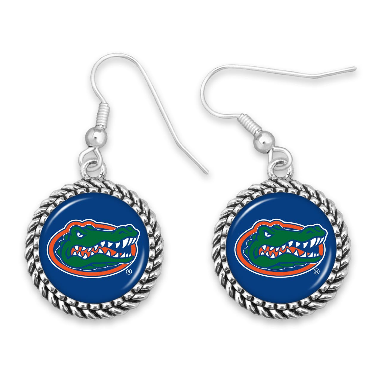 From the Heart Florida Gators Olivia Earrings Silver Jewelry Gift UF