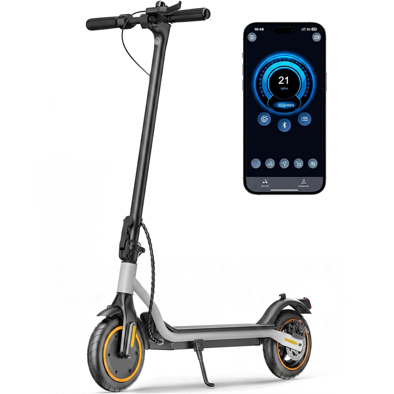 Electric Scooter Adult, 8.5" Tires, 21 Miles &amp; 20 Mph by 500W Motor