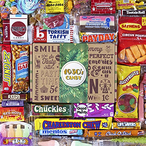 Vintage Candy Co. Retro Decade Candy Gift Box - Nostalgia Candies - Flashback Assorted Gift Basket - Perfect Throwback For Adults, College Students, Men Or Women, Kids, Teens (1930S) #TOP19