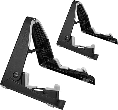 Donner Folding Guitar Stand A-frame, Acoustic Electric Guitar Stands Floor for Mandolin, Banjo, Ukulele, DS-2 2 packs