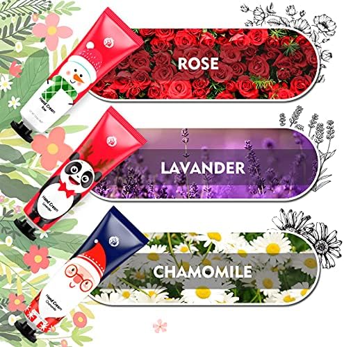 Hand Cream Gift Set for Women 10pcs Aromatic Hand Cream Set Moisturizing & Nourishing Hand Cream for Very Dry Hands Best Travel Gift Set for Christmas Mothers Day Birthday