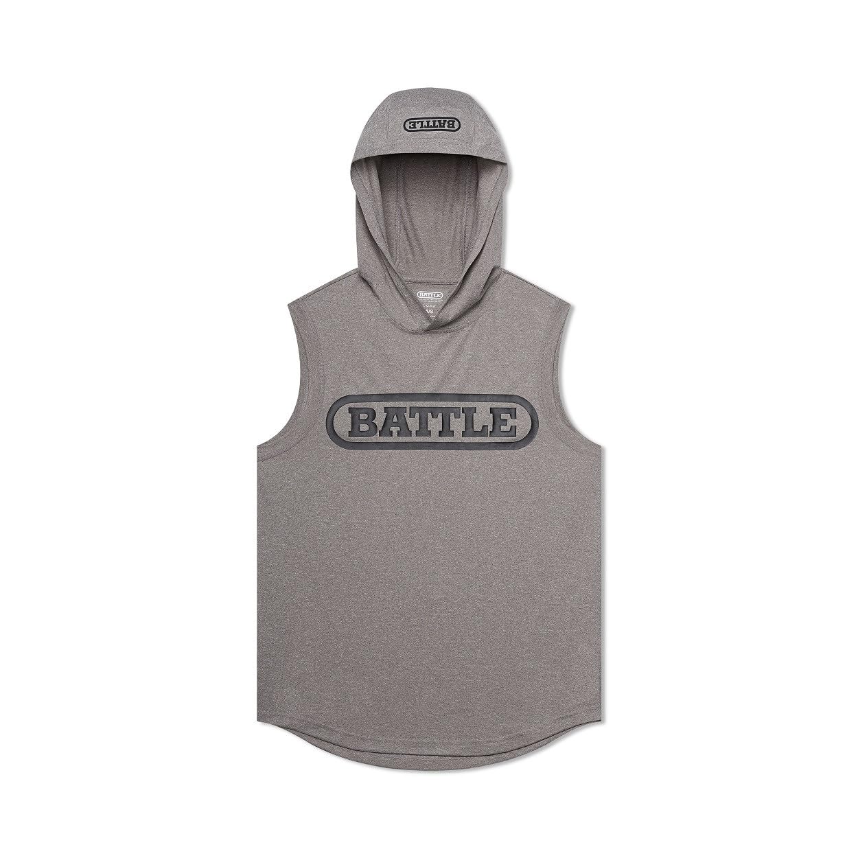 Battle Sports Sleeveless Light Action Workout Hoodie - Raglan Cut Sleeveless Hoodie for Youth
