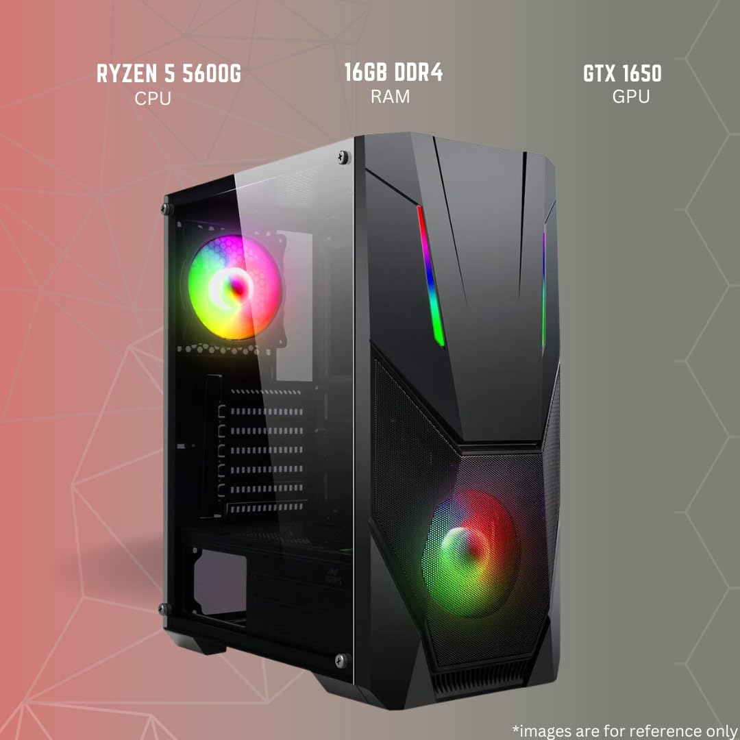 6gigahertz Gaming PC, AMD Ryzen 5 5600G | GTX 1650 | 16GB RAM