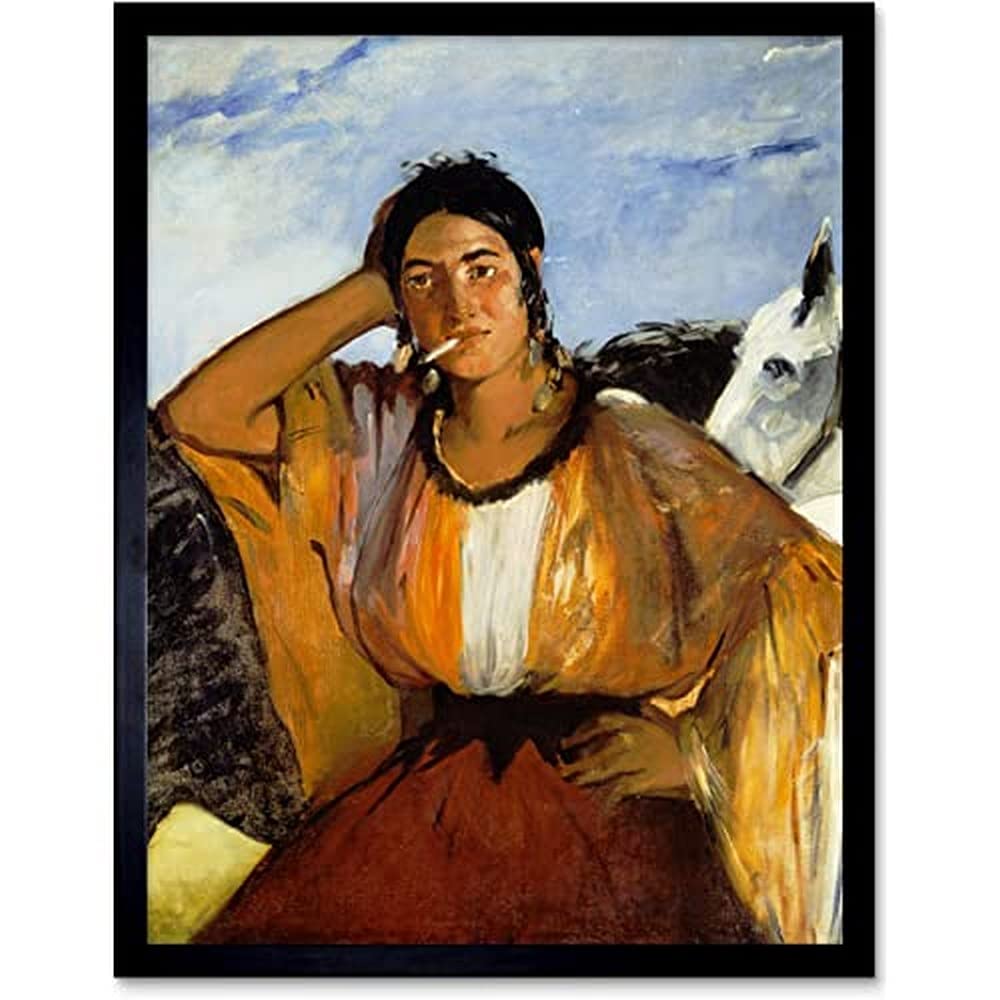 Edouard Manet Gypsy Cigarette Painting Unframed Wall Art Print Poster Home Decor Premium