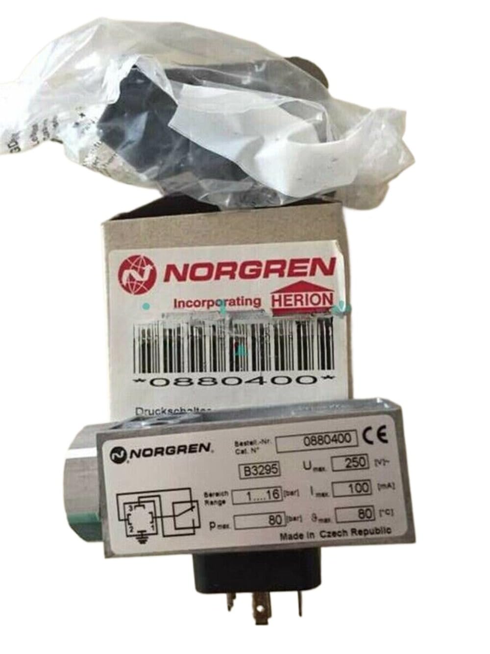 1Pc A22NL-BNM-TGA-G102-GE Automatic Reset Button Switch with Light