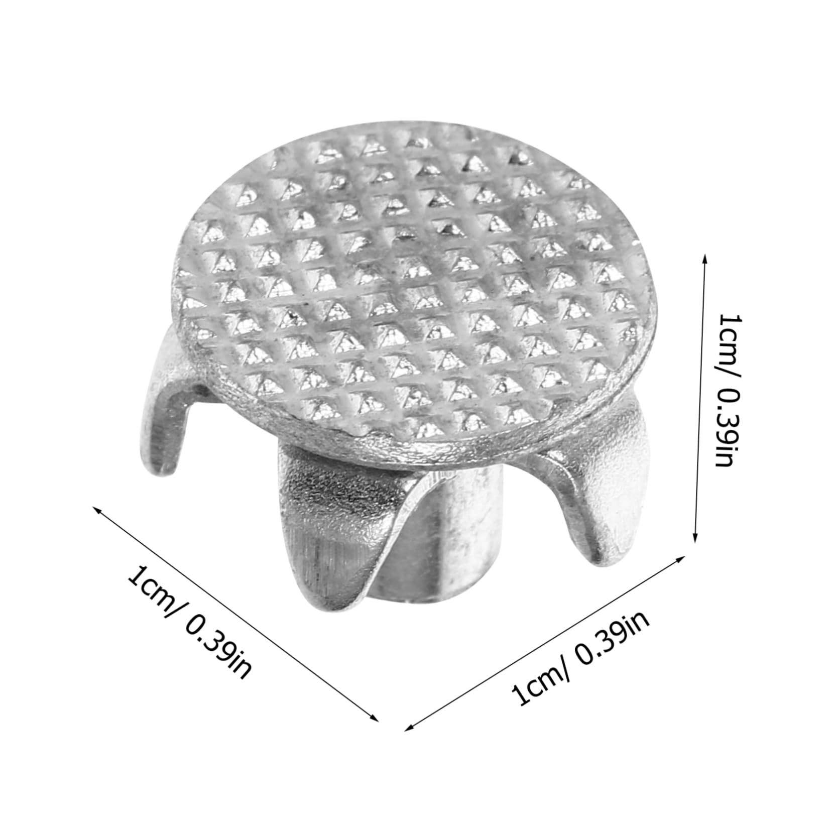 PartyKindom 15pcs Anti-Slip Spikes Slip Grippers Winter Ice Grippers for Shoes Practical Hiking Shoe Crampon