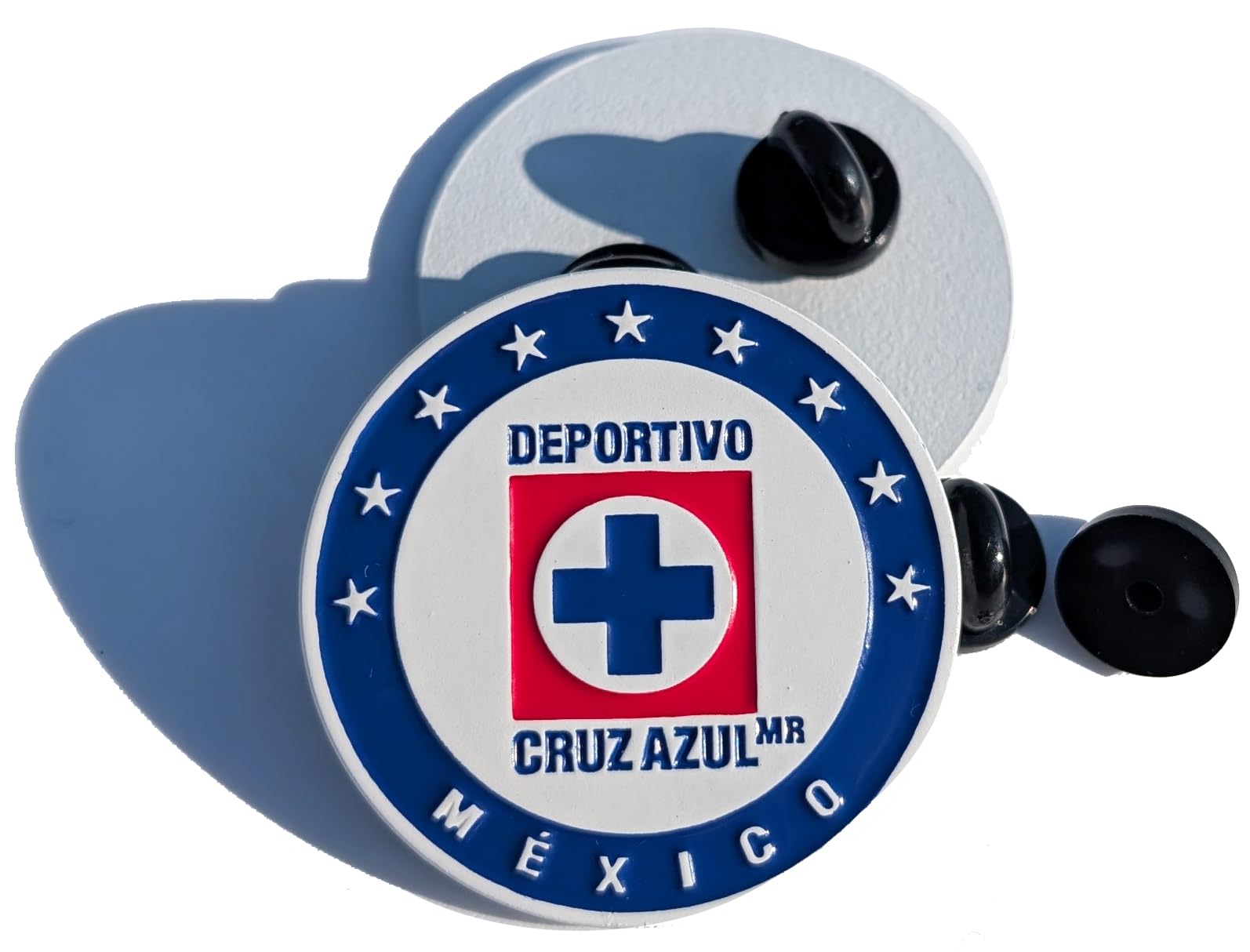 Cruz Azul Cementeros Pin for Caps and Clothing - Enamel Badge, Mexican Backpack Pin, Latino Mexico Plate, Hispanic