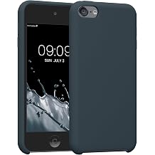 kwmobile TPU Silicone Case Compatible with Apple iPod Touch 6G / 7G 6th and 7th Generation - Case Soft Flexible Protective Cover - Dark Slate
