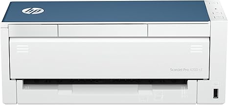 HP ScanJet Pro 4200 s1, Fast 2-Sided Scanner with auto Document Feeder, Best for Office (8Q4W2A)