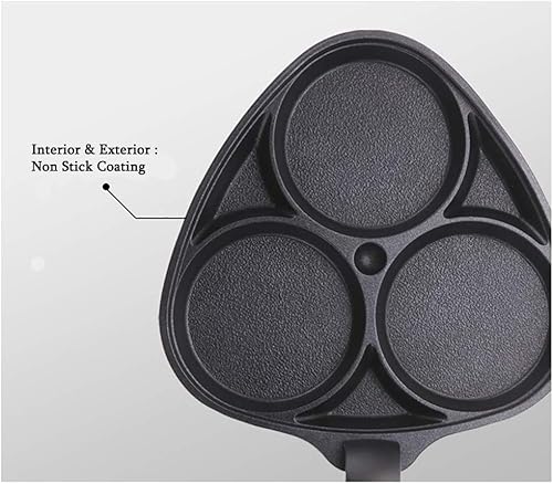 Miniatura 3 de Kitchen Flower Cookin Clover - Sartén antiadherente para huevos (8.7 in x 8.3 in)