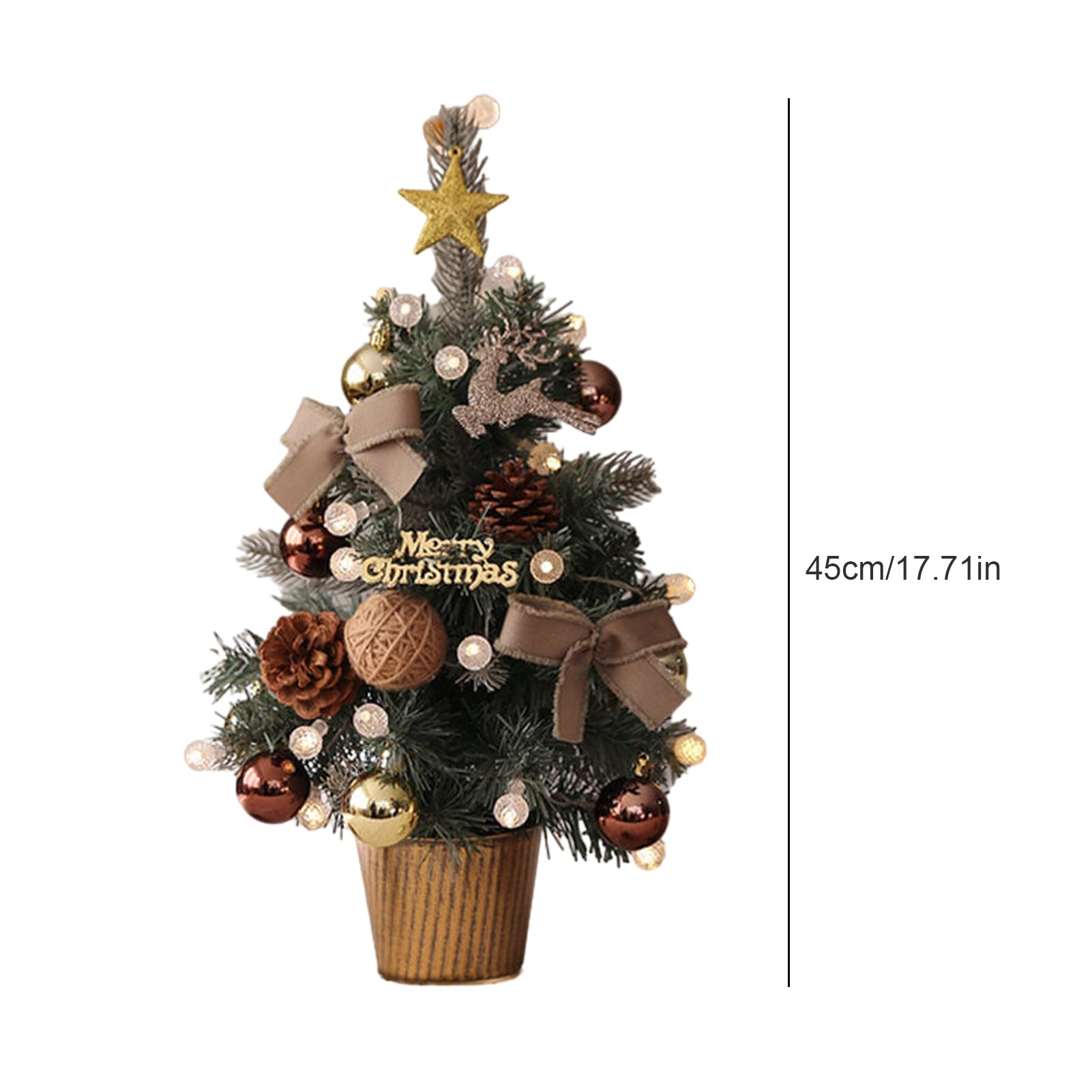 Mini árbol de Navidad – Festivo portátil, Pino Festivo Artificial