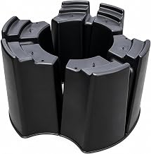 Original Organic Round Space Saver Water Butt Stand - Black - 120.0/210.0/250.0 Liters