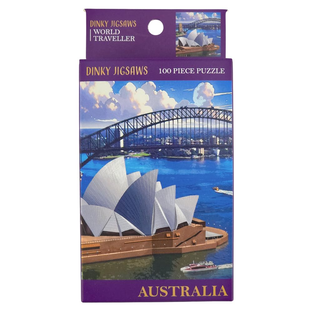Australia | World Travels Dinky Jigsaw Puzzle | 100 Pieces | Little Gift