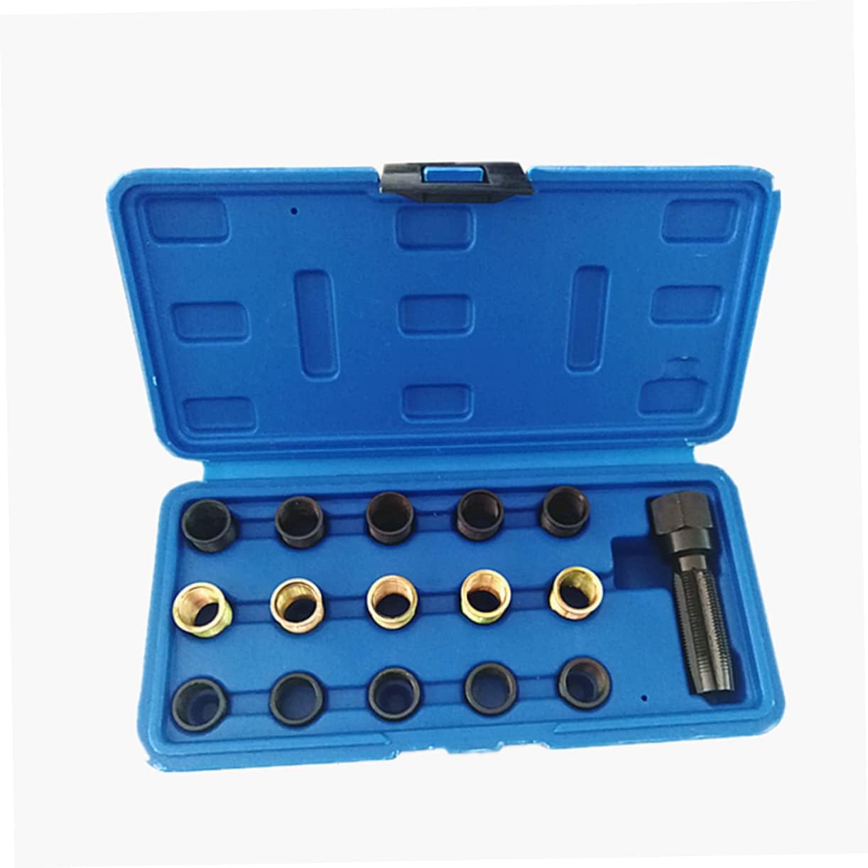 ULTECHNOVO 16pcs Spark Repair Kit Inserts Taps Cylinder Thread Repair Tool for Automotive Engines
