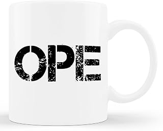 TerRine Mid West Ope Style Cup 11oz White Mug