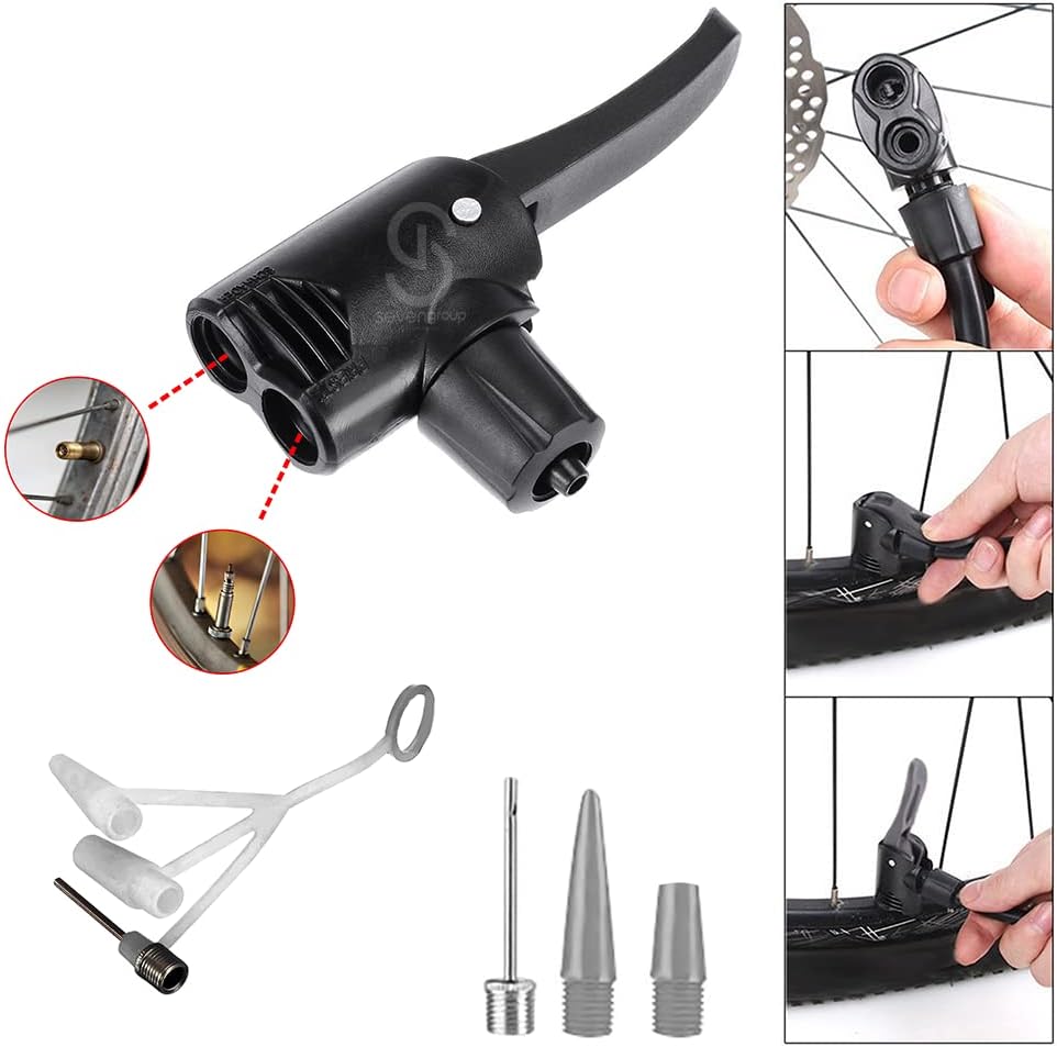 Bomba de ar em uma perspectiva frontal com fundo branco.