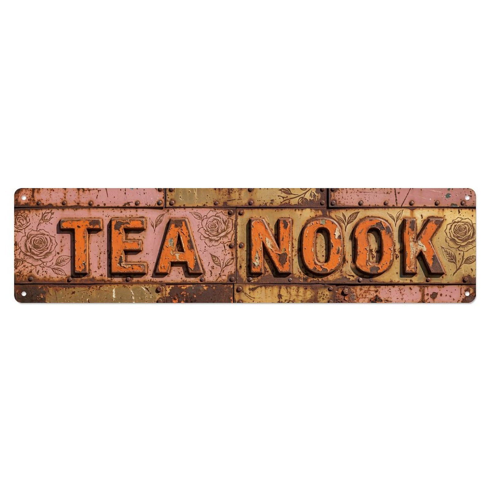 Tea Nook Retro Kitchen Metal Tin Sign