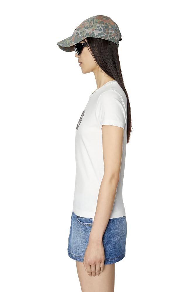 Amazon | (ディーゼル) レディース 半袖Tシャツ ロゴ
