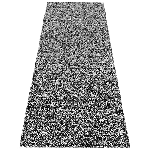 etm Sicherheitsmatte gegen Glätte | Outdoor Teppich mit Rutschfester Granulat Beschichtung | Antirutschmatte für Außenbereich | 120 cm Breite und viele Farben und Längen (1 m Länge, grau)