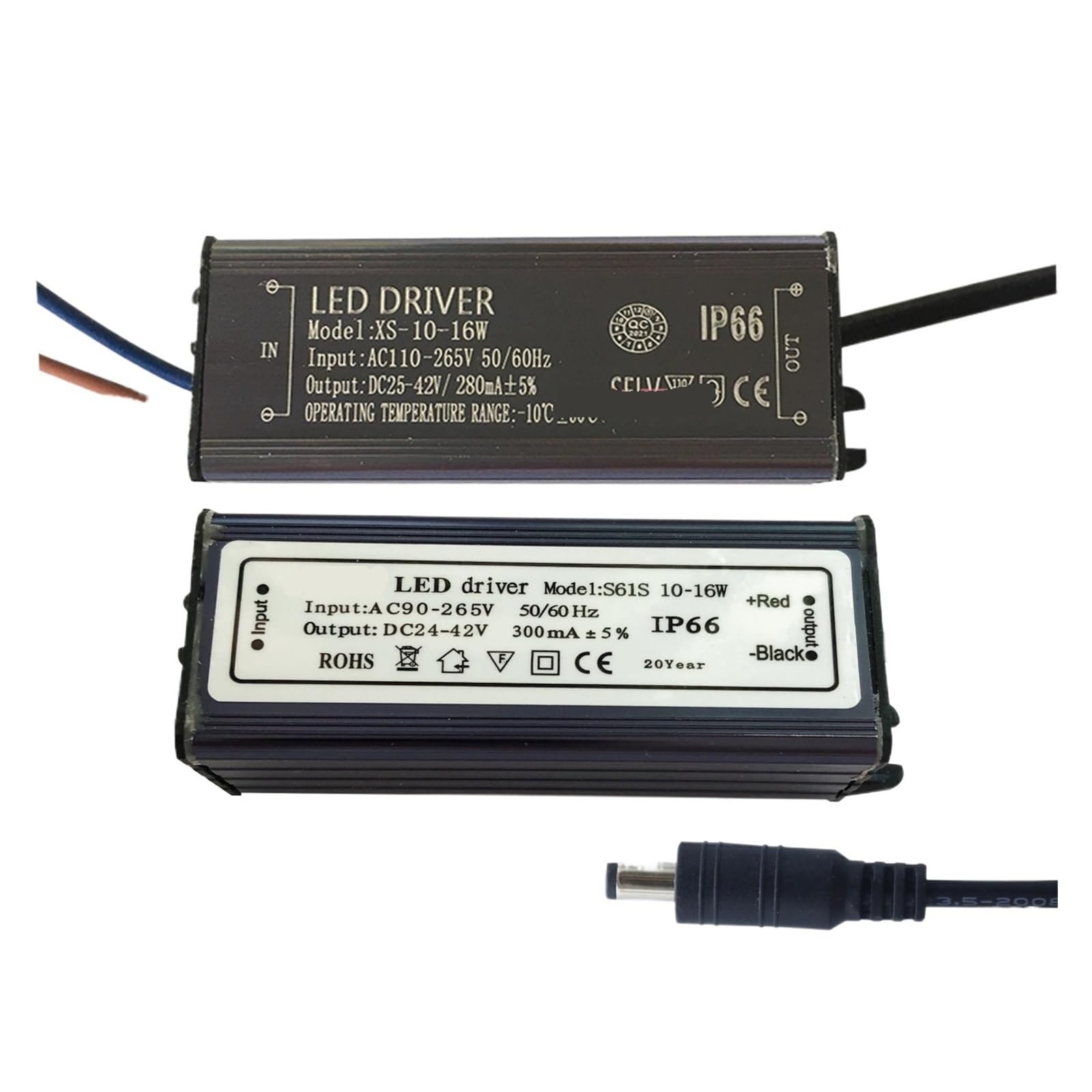 Balastro LED 16W 300mA impermeable para transformador de luz y paneles empotrados de techo