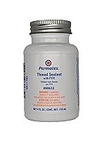 Vista 1 de Permatex 80632 Sellador de roscas con PTFE, 4 onzas, blanco