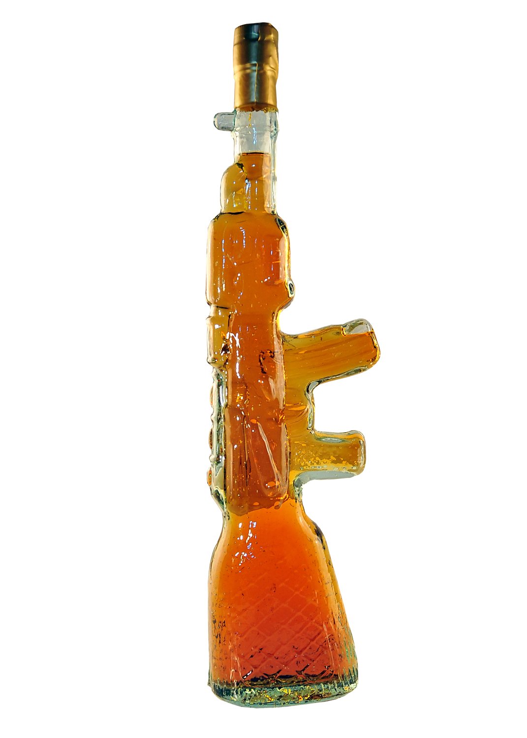 Armenian Brandy Kalaschnikow 0,5 l Glas in Box, 5 Jahre gereift, 40% Vol. | Weinbrand blumiger Duft mit Vanilleton; aus Kangun- und Mskhali-Trauben, Bernsteinfarben, pur oder Cocktail, Geschenk Männer