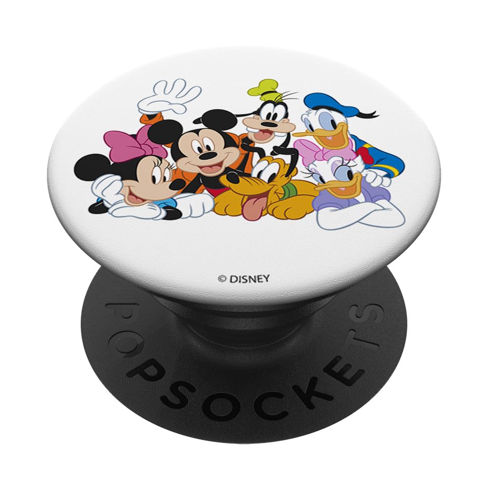 Disney Mickey and Friends Family Group Portrait PopSockets Adhesive PopGrip