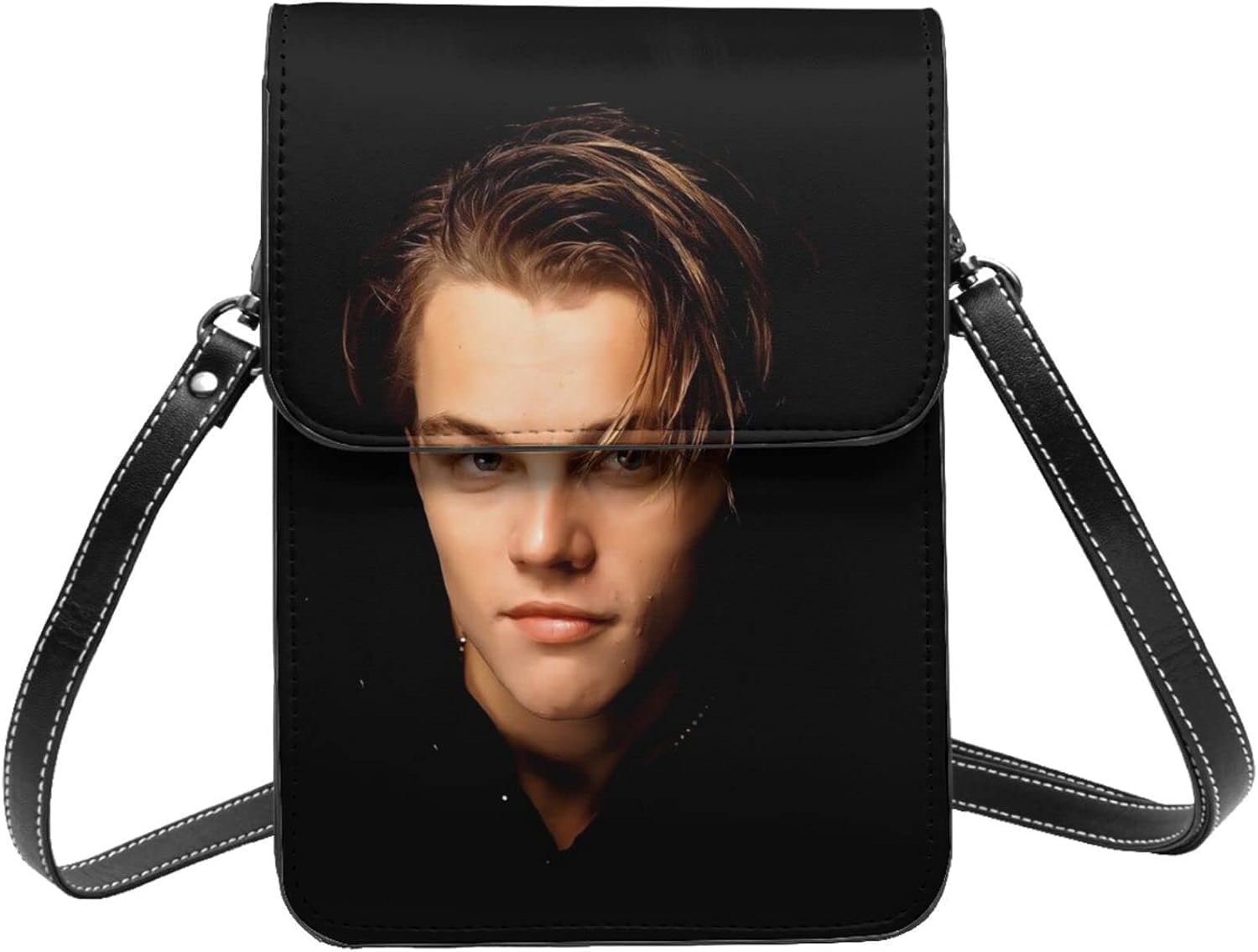 Leonardo Dicaprio レオナルド・ウィルヘルム・ディカプリオ携帯電話財布 斜め掛け 小型 大容量 お財布ポシェット 携帯に便利 軽量 多機能 財布