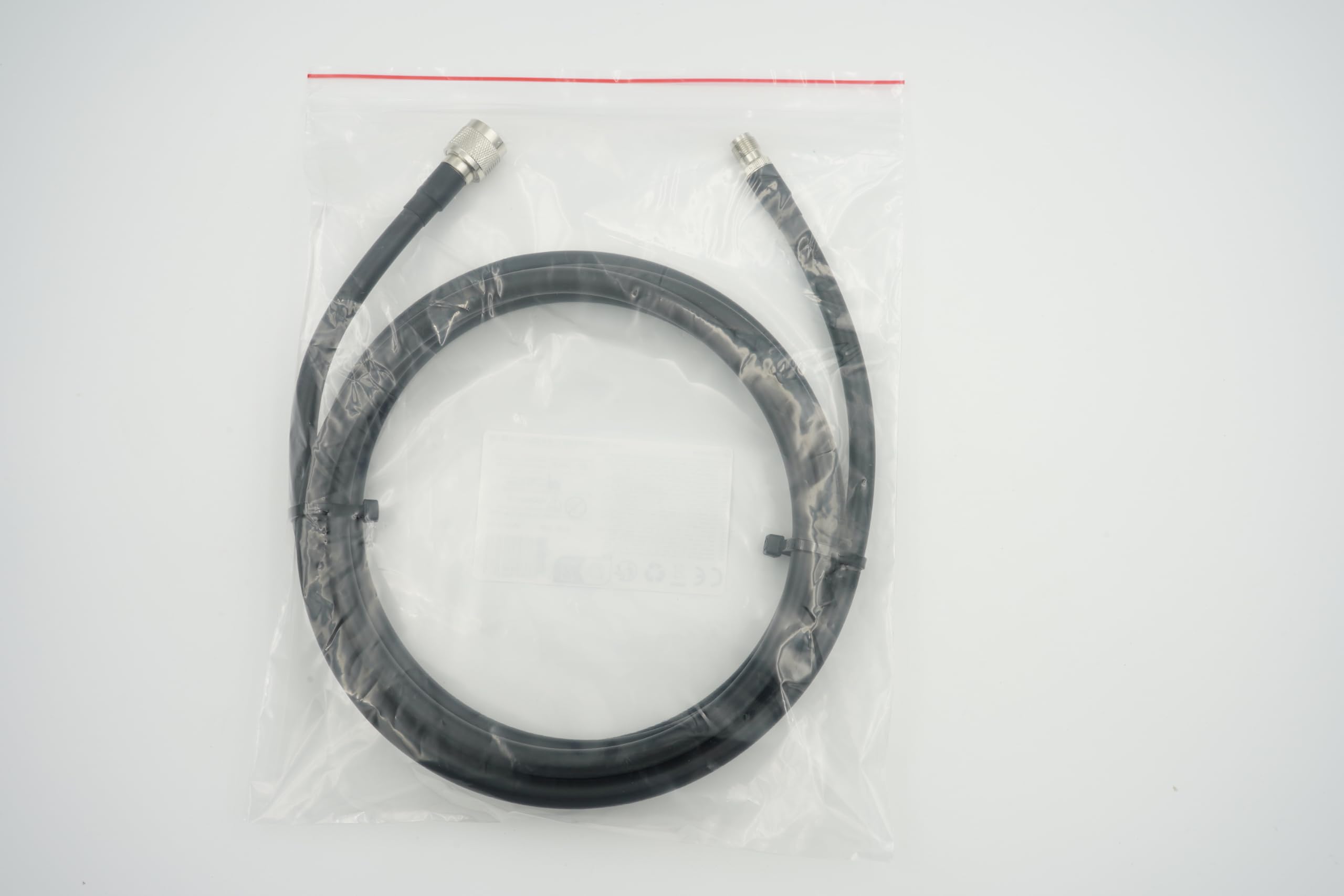 25m RP-TNC mâle à RP-TNC femelle Câble coaxial — HF400 Flexible 50 Ohm Câble d'extension (équivalent LMR400 UF UltraFlex) — pour WiFi LTE CDMA GSM DCS 4G 5G 6G Mobile Wireless Routeur Antenne