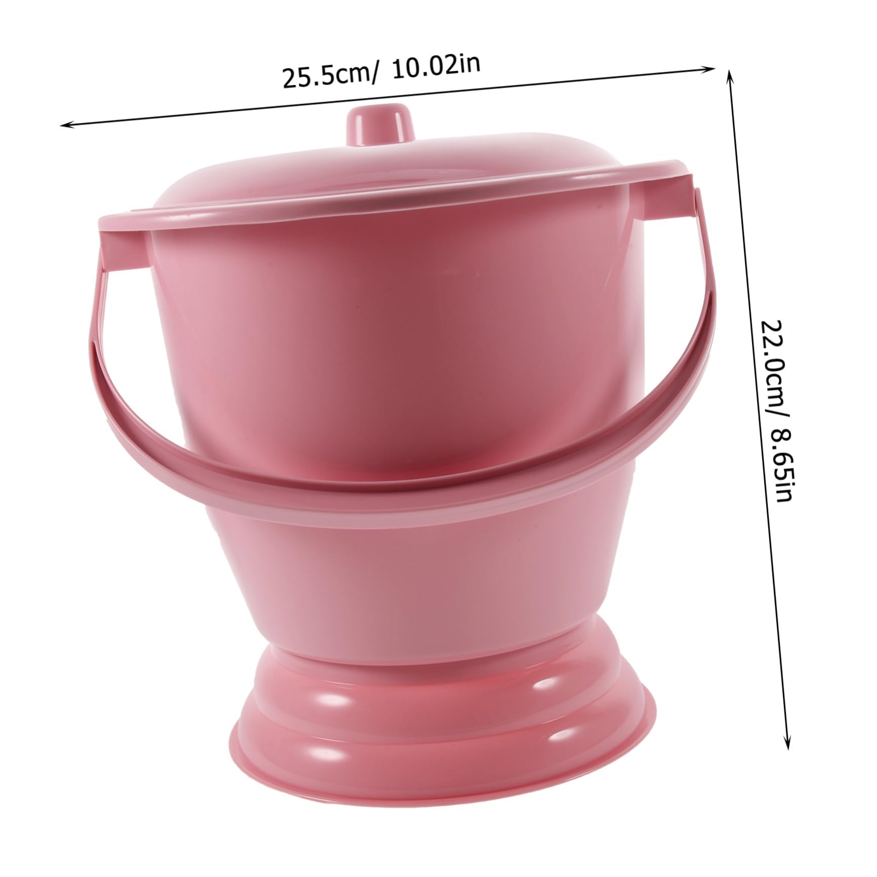 Gogogmee Quality Pp Plastic Portable Urinal Bucket Thick Material Non-Slip Base Easy to Carry for Home Use