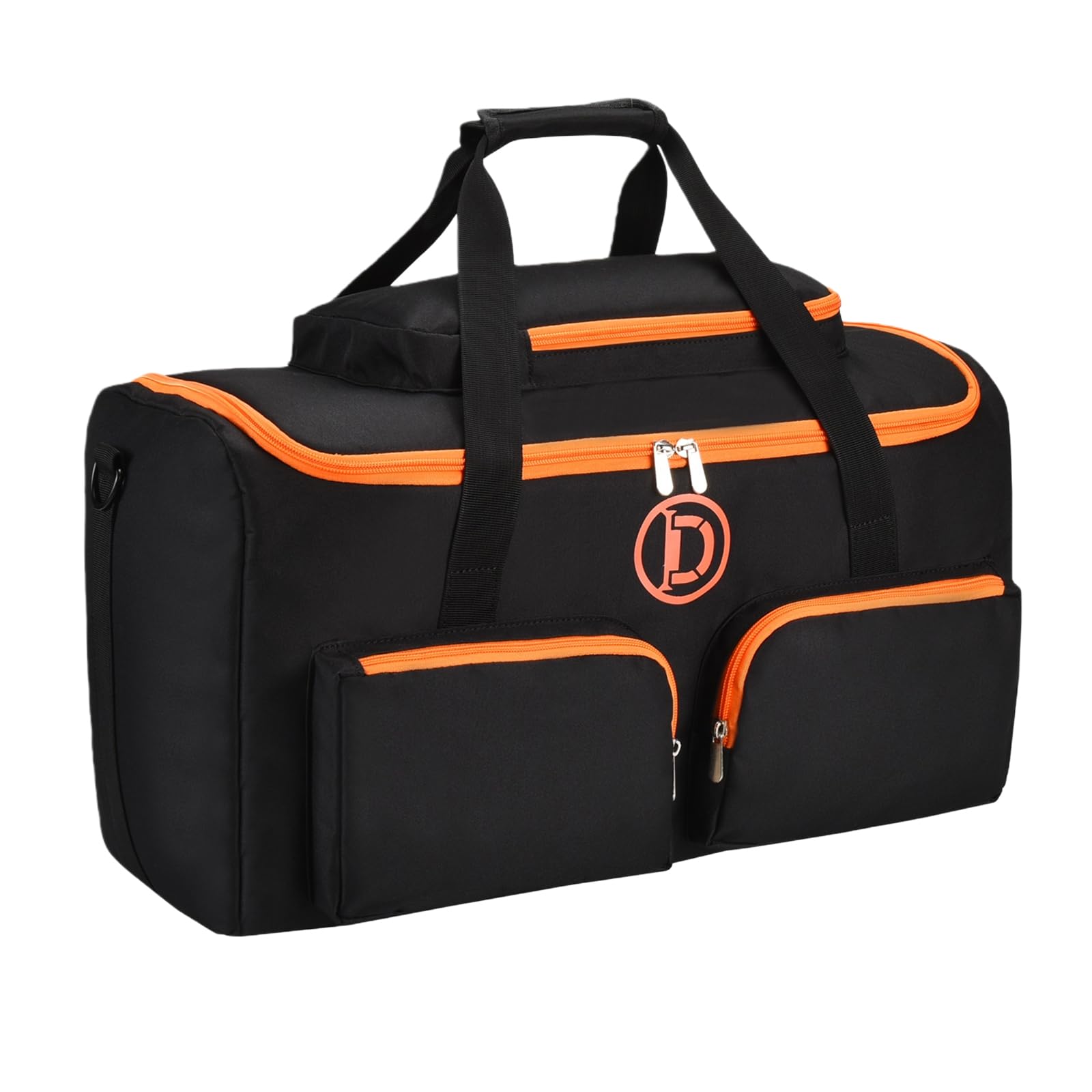 Custodia portatile con scomparti per viaggi, 2 auditorium, ergonomica, facile da trasportare, copertura antiurto