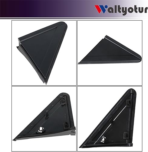 Miniatura 6 de waltyotur Espejo retrovisor lateral lateral izquierdo para el lado del conductor, moldura triangular, repuesto para Grand Caravan 2008-2017 Town &