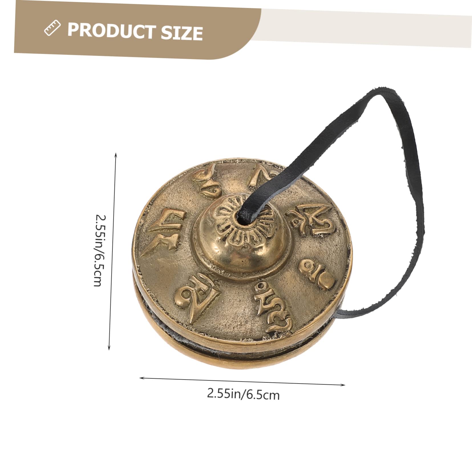 OFFSCH Meditation Music Instrument Nepal Cymbals Bell Tingsha Chimes for Yoga Practice