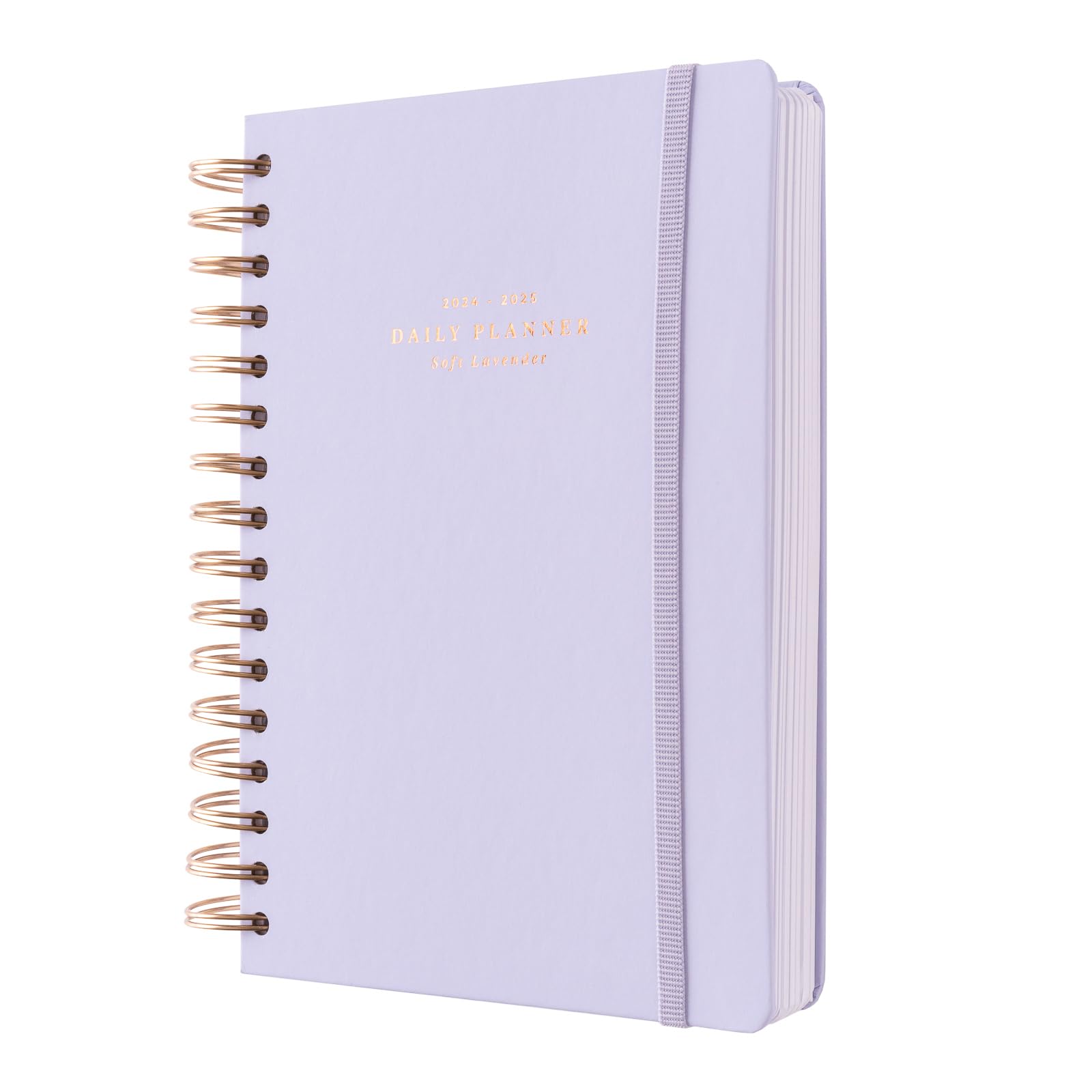 Kokonote Diary 2024-2025 Soft Lavander | Back To School 12 Months Academic Diary A5 Day To Page | August 2024 - July 2025 | Mid Year Diary 2024-2025 With Stickers | Daily Academic Planner