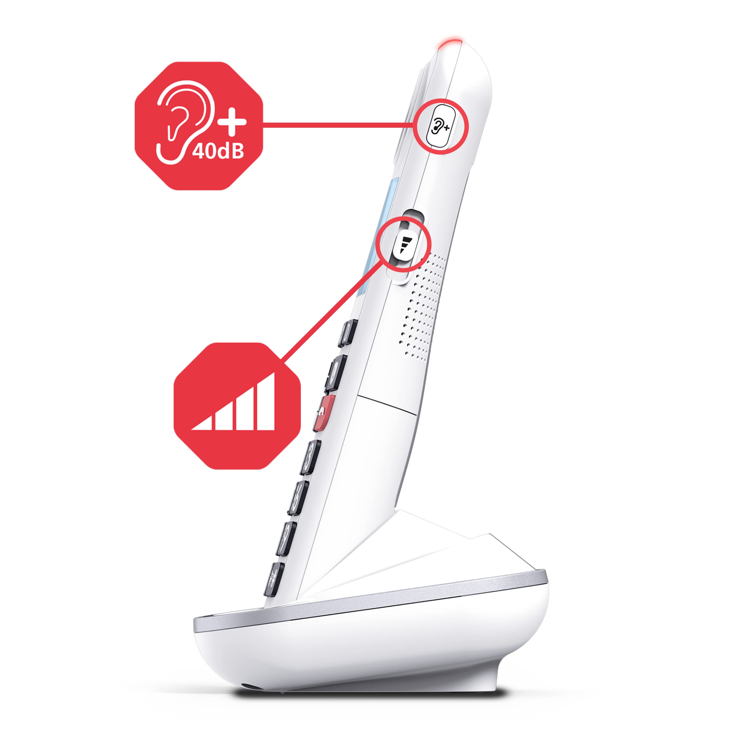 Telefono Fisso Swissvoice Xtra 3355 Combo - DECT, Tasti Grandi, Segreteria, Audio Potenziato, Per Anziani - Foto 13