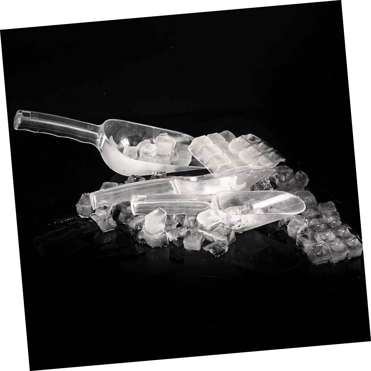SOLUSTRE 2 Sätze Kunststoff Mehlschaufel – Eisschaufel Für Schaufeln Hundefutterschaufel Bar Eisschaufel Popcornschaufel Küchenhelfer Getreideschaufel 4 Stücke * 2