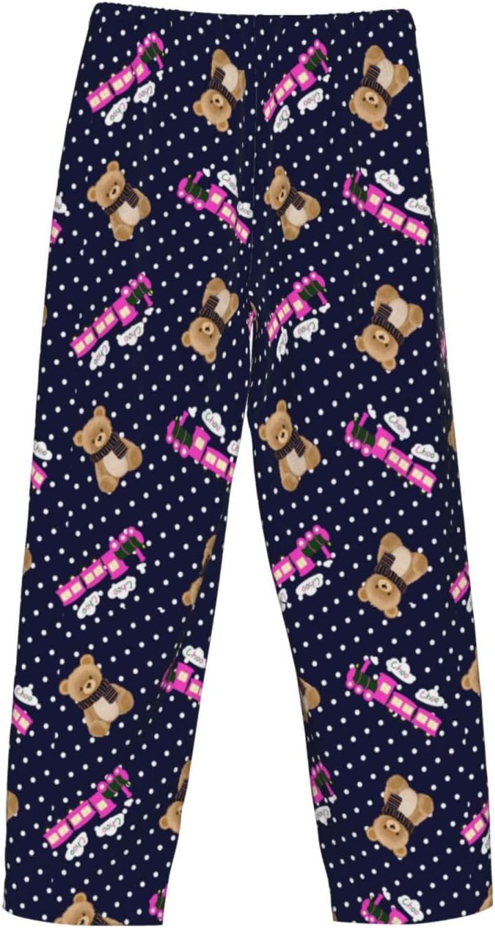 Men's Flannel Fleece Pajama Pants Soft With Pockets Comfy Thermal Long Trousers Sleepwear For Winter