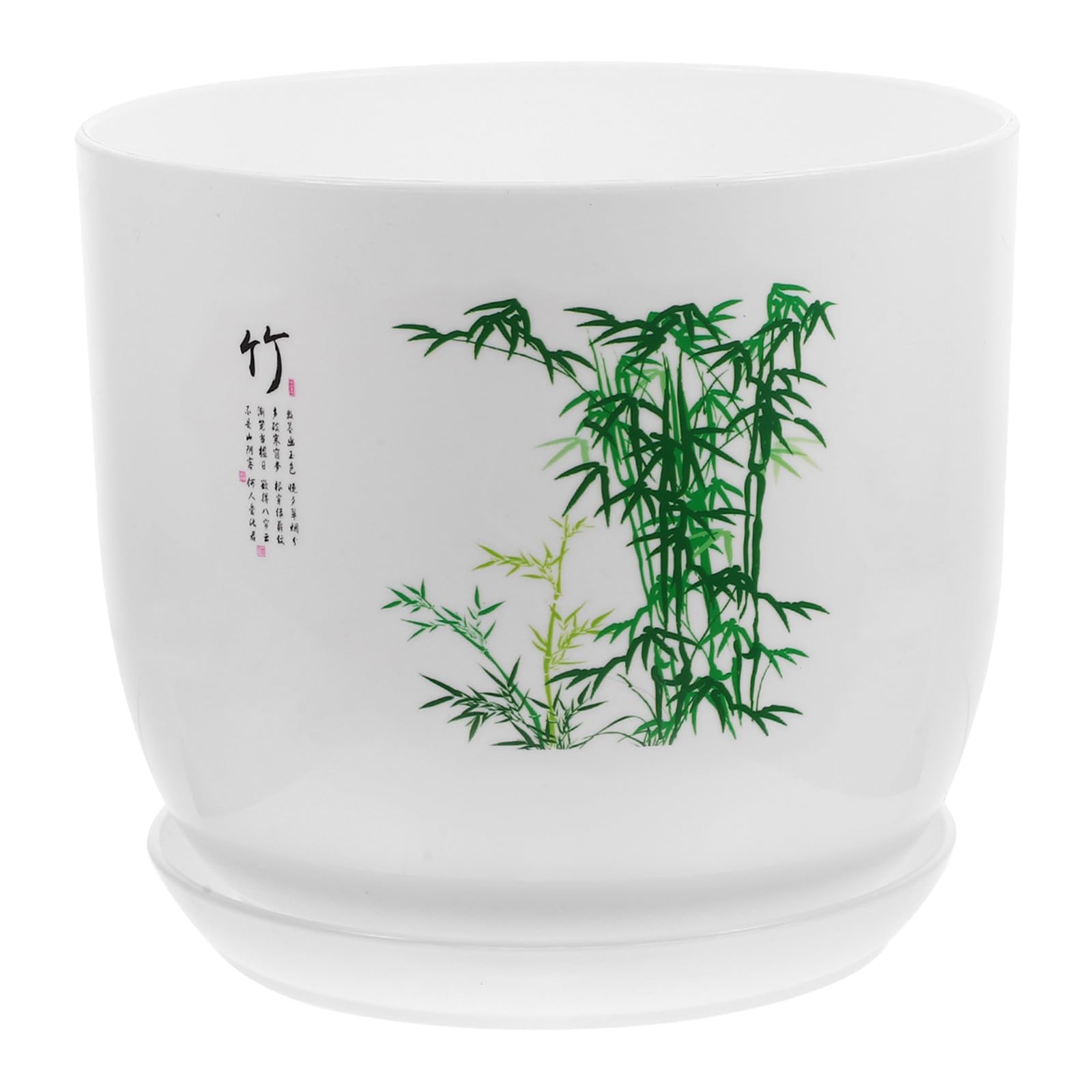 Ipetboom Hydroponiczna doniczka z lilią wodną i podstawką - doniczka na sukulenty chińskie, donica na narcyza do dekoracji domu, biura i ogrodu