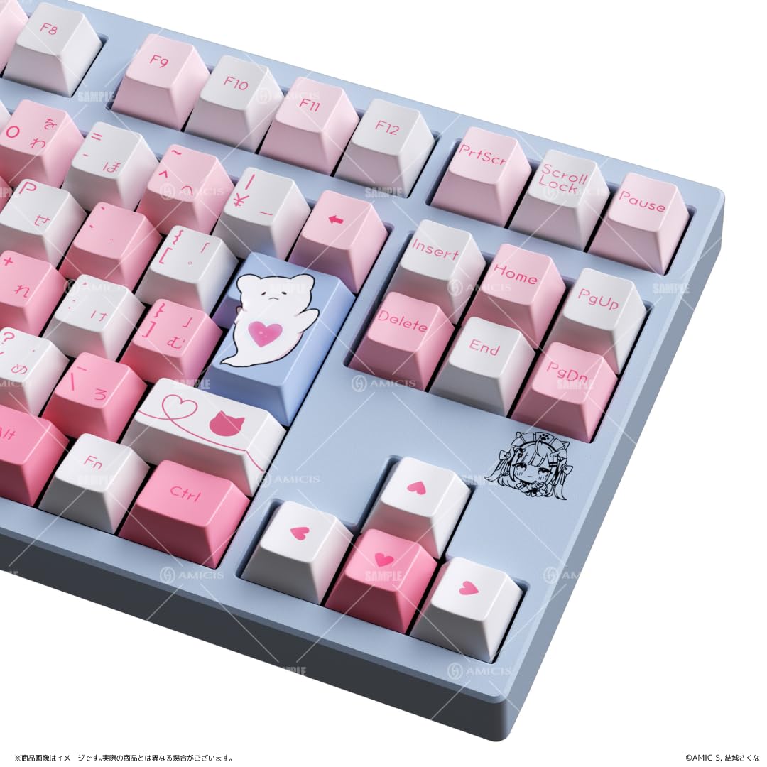 Amazon | 【公式】【結城さくな×AMICIS】ゲーミングキーボード 80HE 新品結城さくな × AMICIS ゲーミングキーボード 80HE 日本語配列