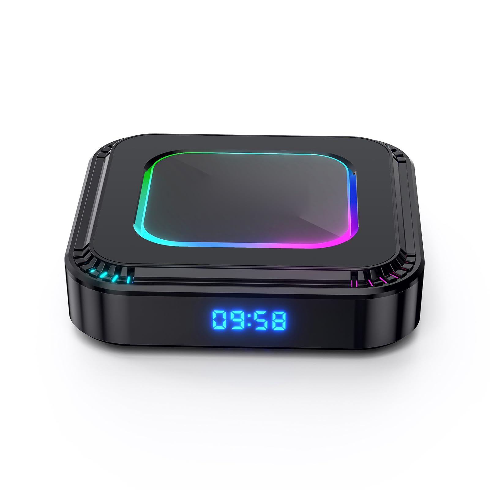 Dispositivo Que Fluye de la Caja de 8K TV, WiFi de Doble Banda 2.4/5G, Bluetooth 5.0 (Enchufe de la UE)