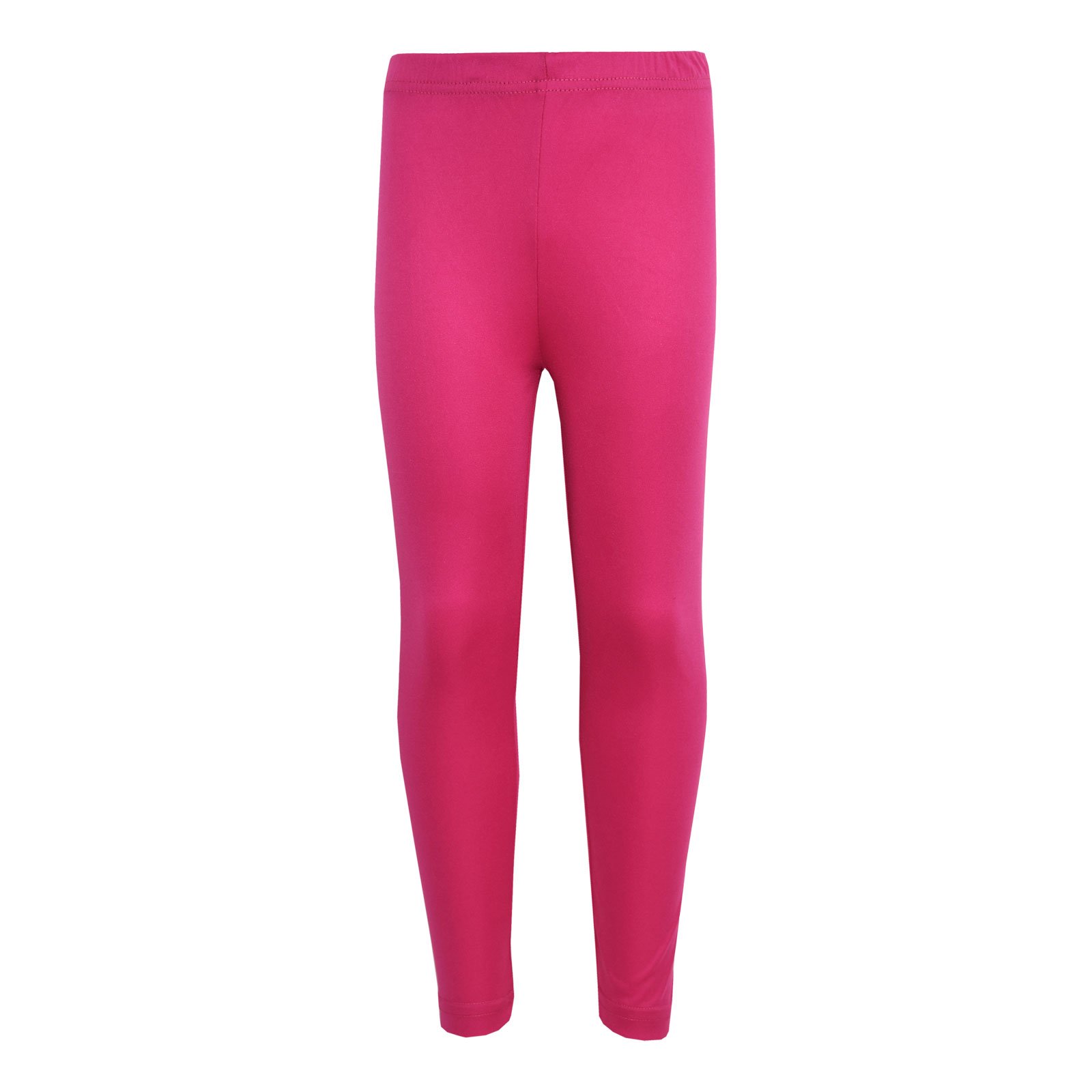 A2Z 4 Kids Girls Plain Legging Dance Fashion Leggings - New Legging Cerise 9-10