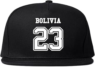 Country of Bolivia 23 Team Sport Style Jersey Snapback Hat Cap