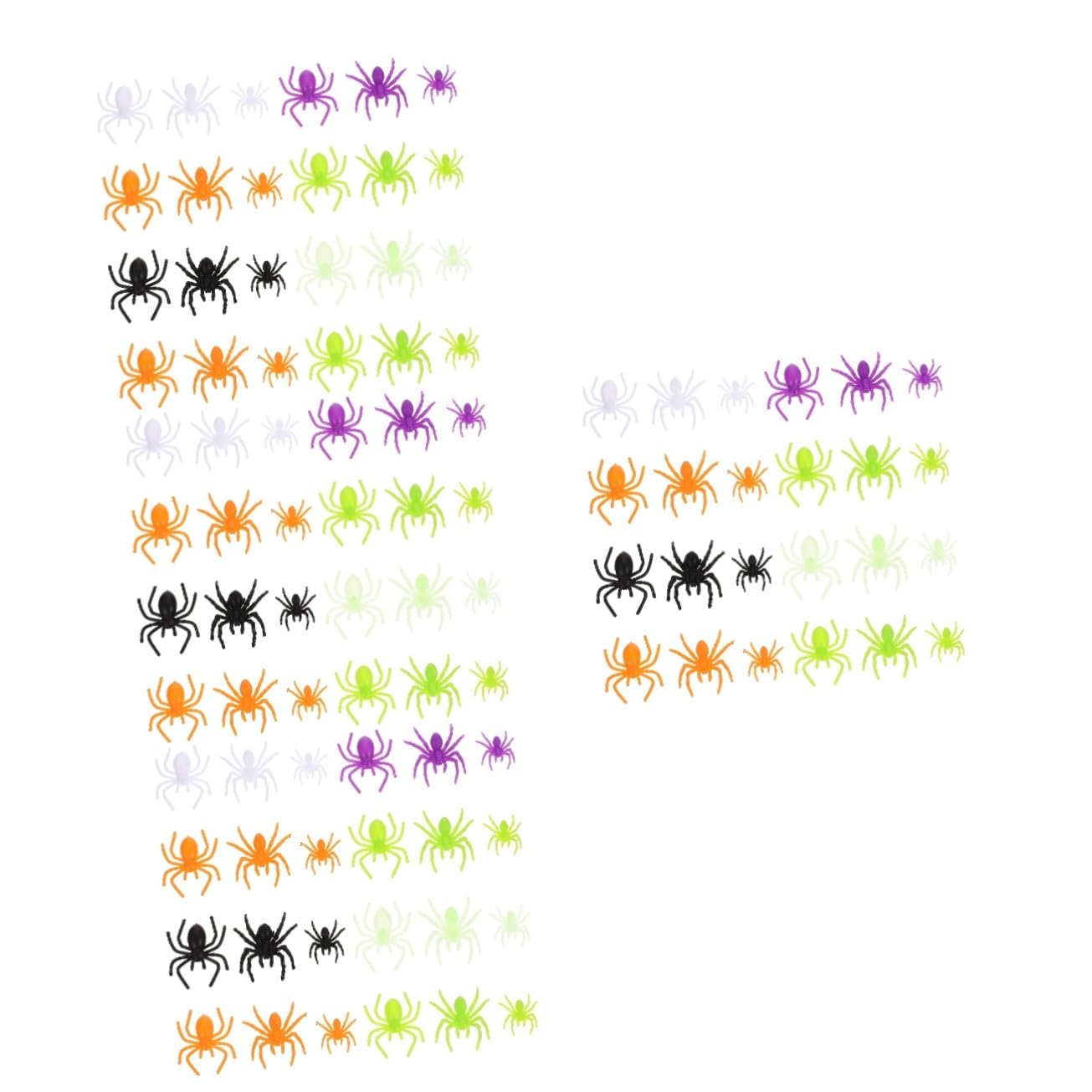 VICASKY 800pezzi Spiders Realistici per Decorazioni Halloween Giocattoli per Scherzi e Ragnatele e Accessori per Party Halloween