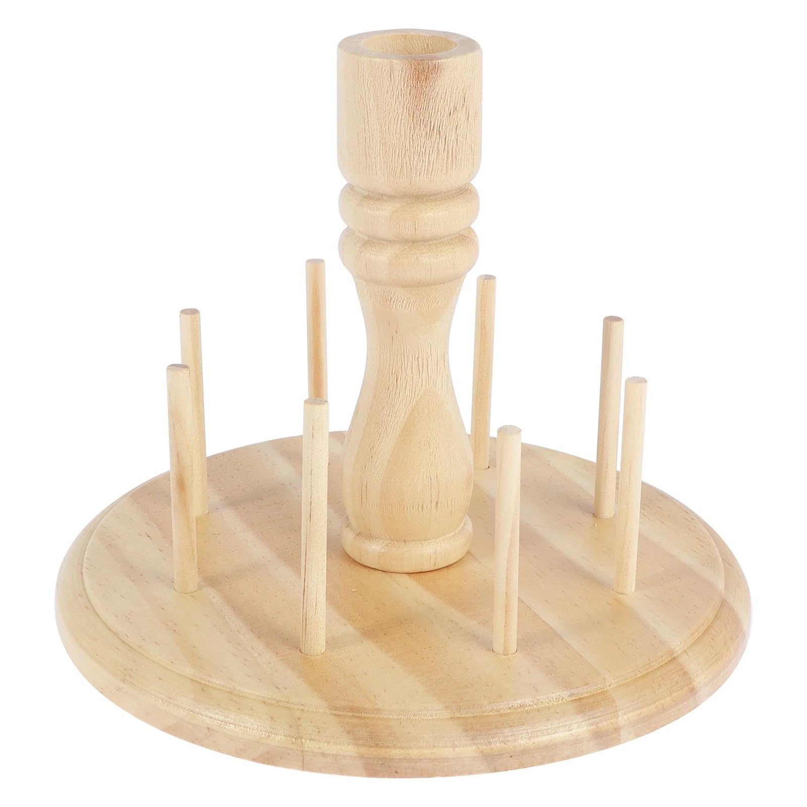 NäHgarn Aufbewahrung Garnrollenhalter aus Holz, Regal for 8 Garnrollen, Organizer, platzsparend, Nähspulenhalter, Aufbewahrungsregal for Nähgarn for Nähen