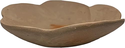 Miniatura 2 de Bizen-Yaki Yukiko Akai Flor - Cuenco bajo Hidasuki Hecho a mano Cerámica japonesa tradicional