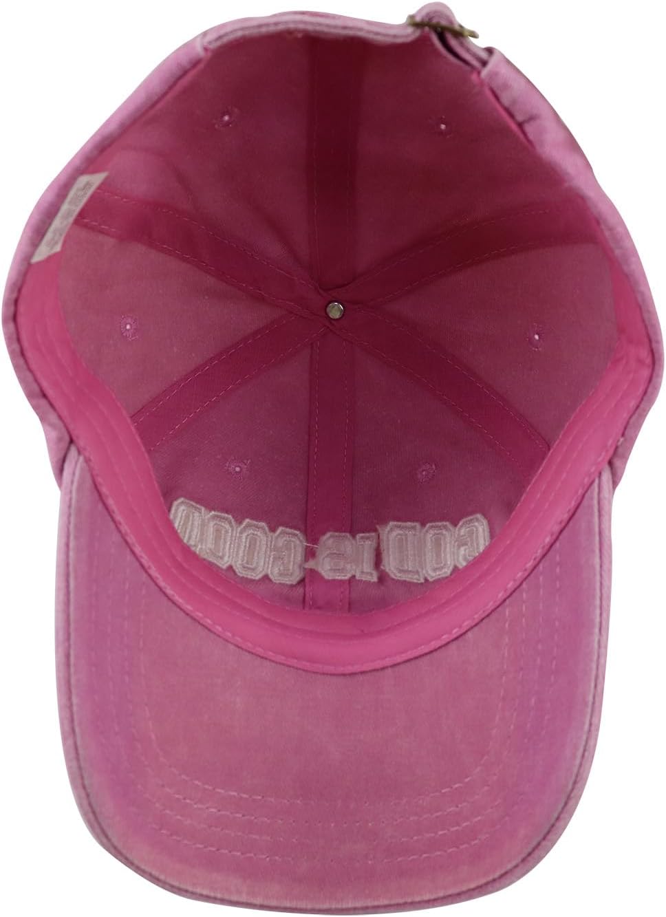 God is Good All The Time Hat for Men Women, Funny Adjustable Cotton Embroidered Jesus Christian Faith Baseball Cap - Image 6