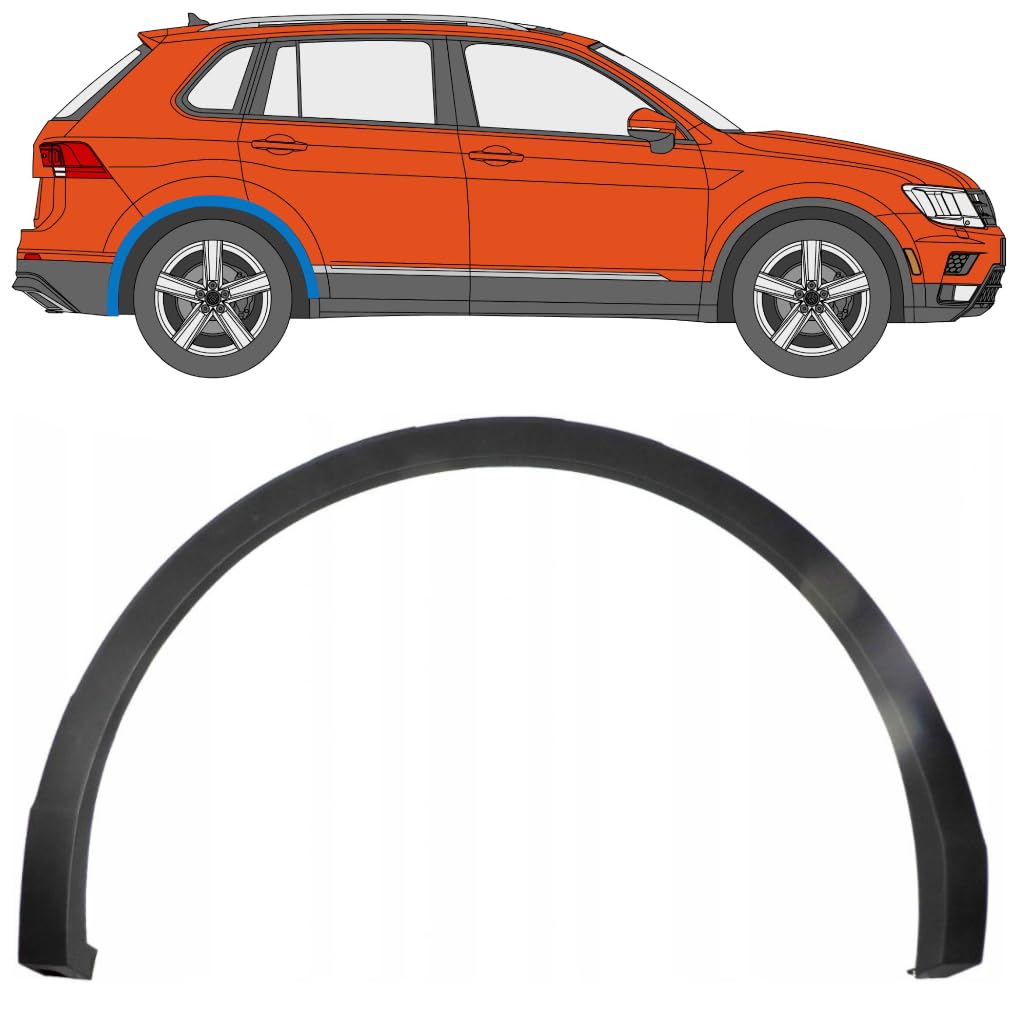 Modanatura laterale parafango posteriore per Volkswagen Tiguan 2016-2024